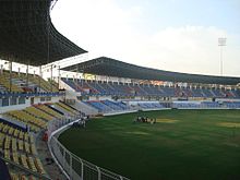 The Nehru Stadium in Fatorda, Goa