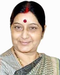 External Affairs Minister Sushma Swaraj