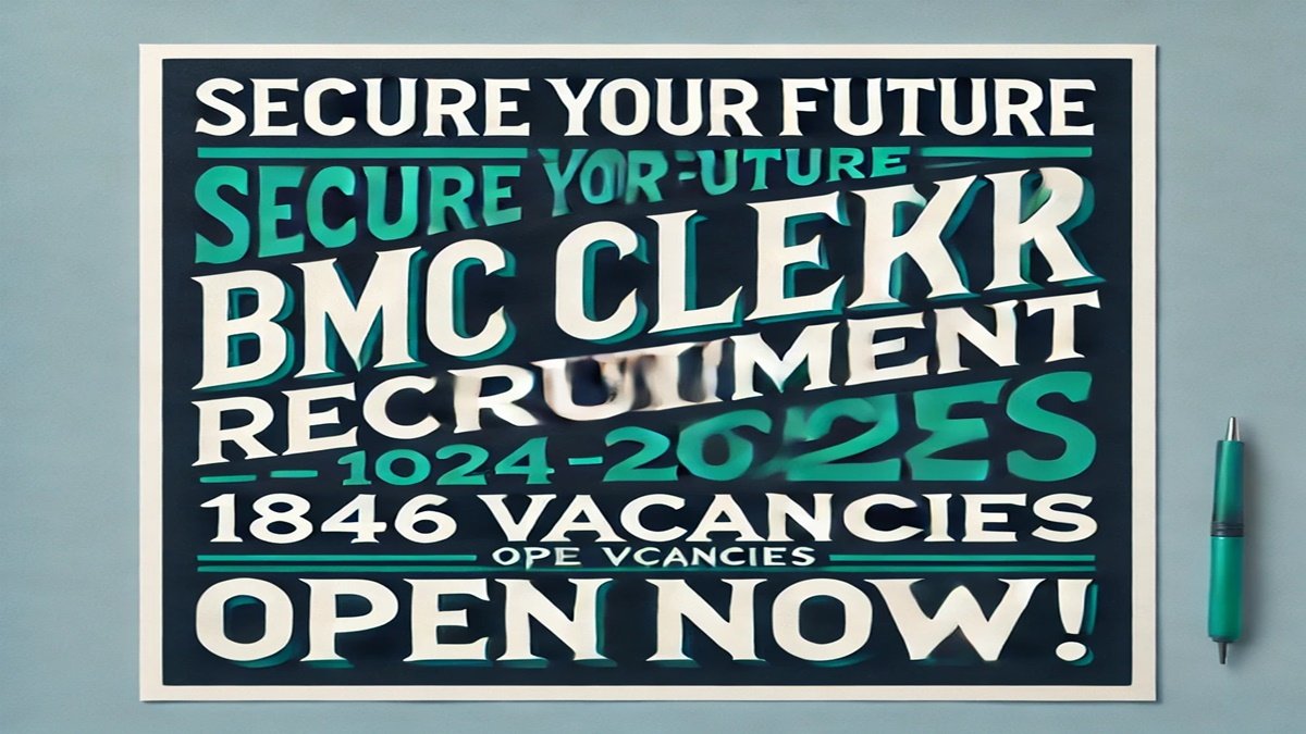 BMC Clerk Recruitment 2024