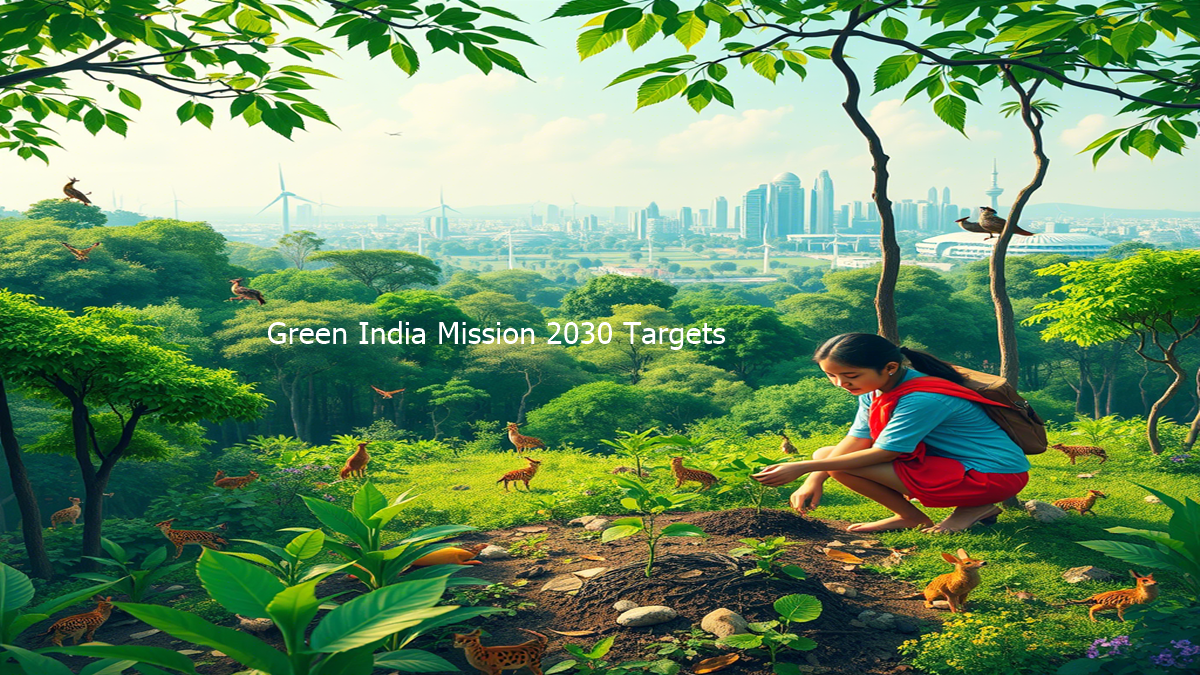 Green India Mission 2030 Targets