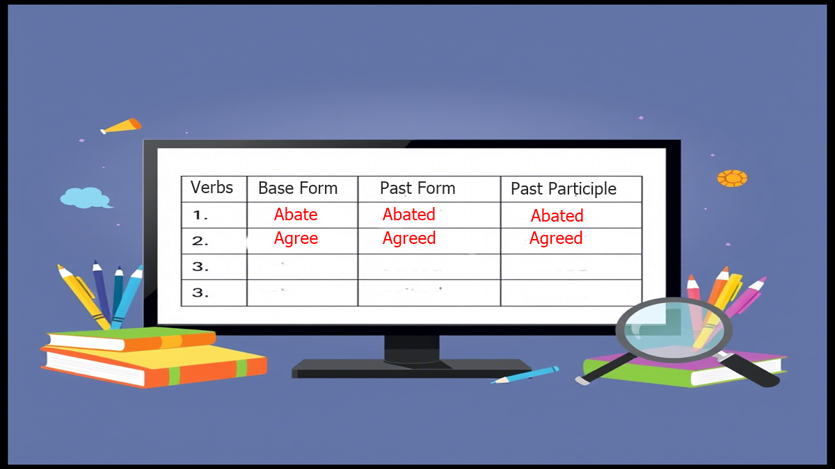 Three Forms of Verbs