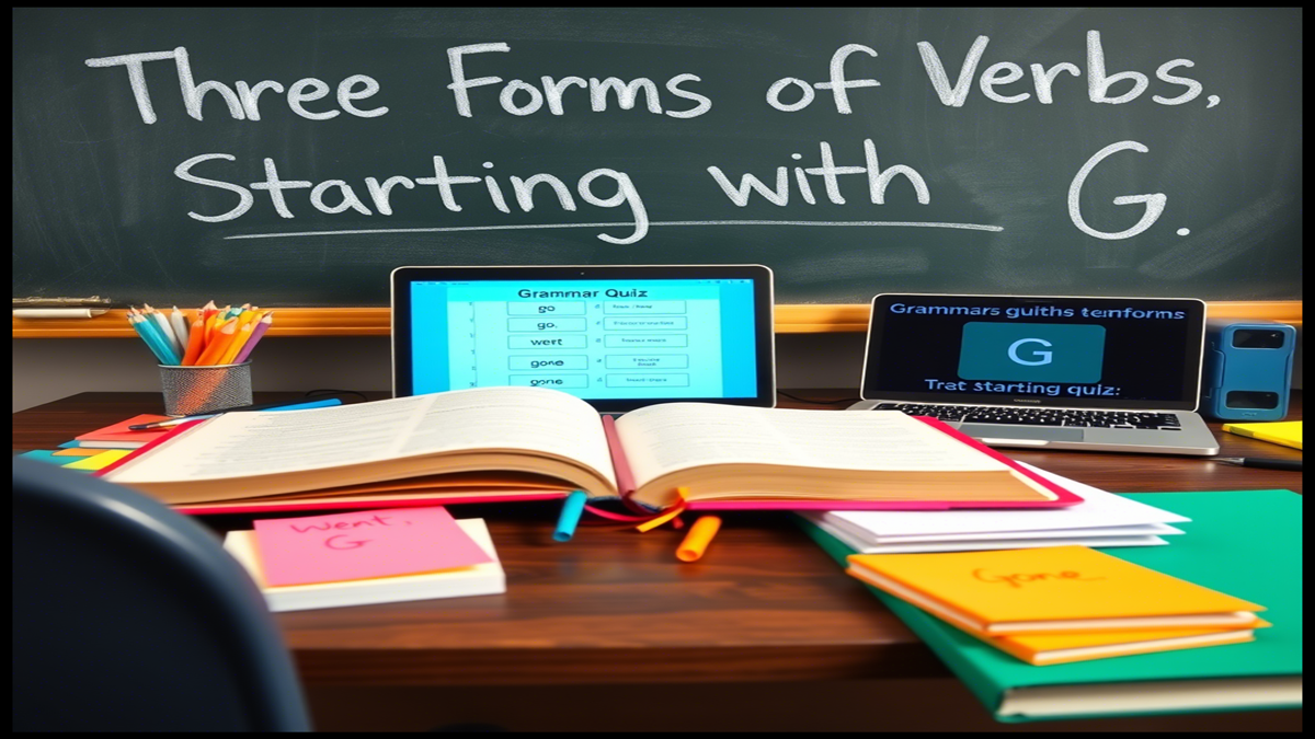 Three Forms of Verbs