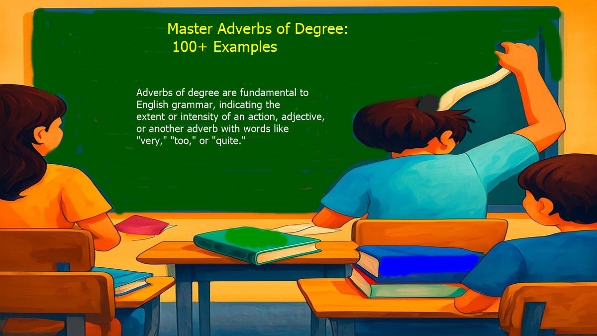 Adverbs of Degree