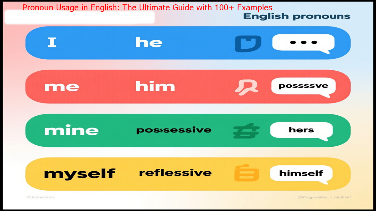 Pronoun Usage in English
