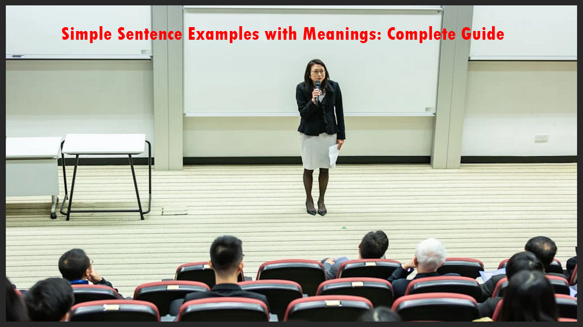 Simple Sentence Examples