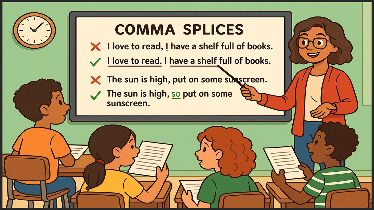 Comma Splice Examples