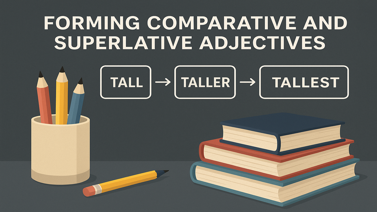 Forming Comparative and Superlative Adjectives