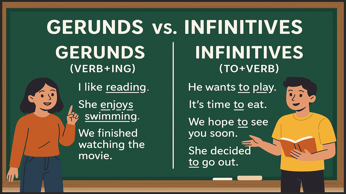 When to Use Gerunds and Infinitives