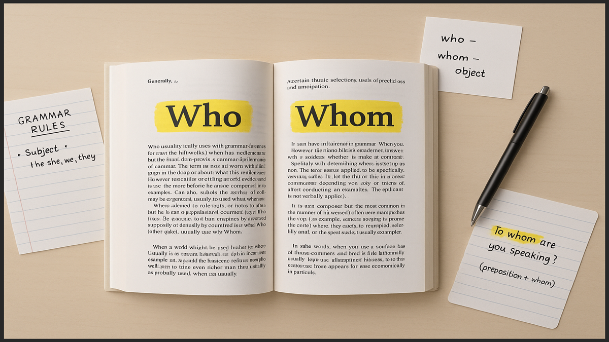 Correct Use of Who vs Whom in Sentences