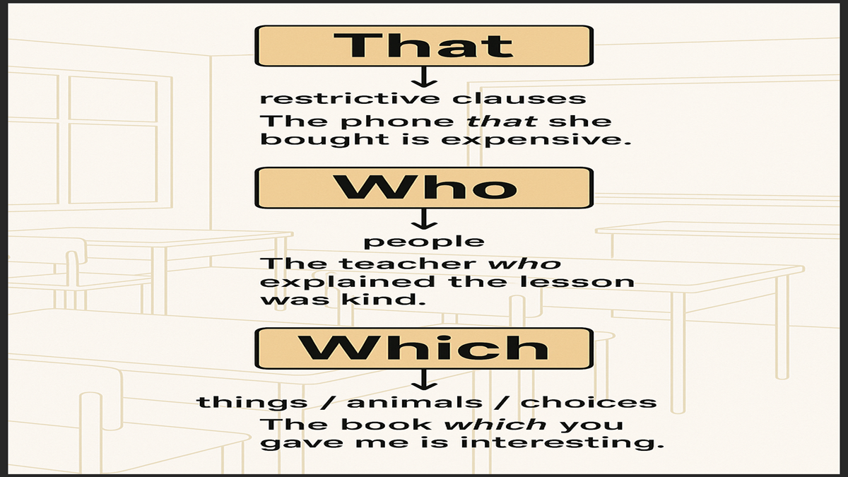 Difference Between That vs Who vs Which