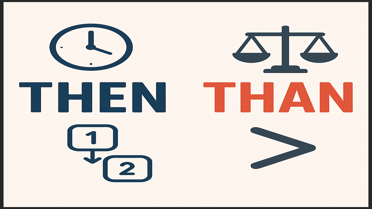 Then vs Than