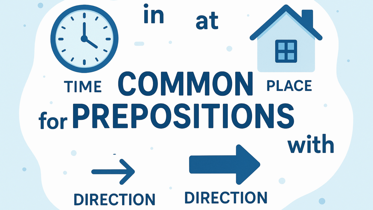 Common Prepositions