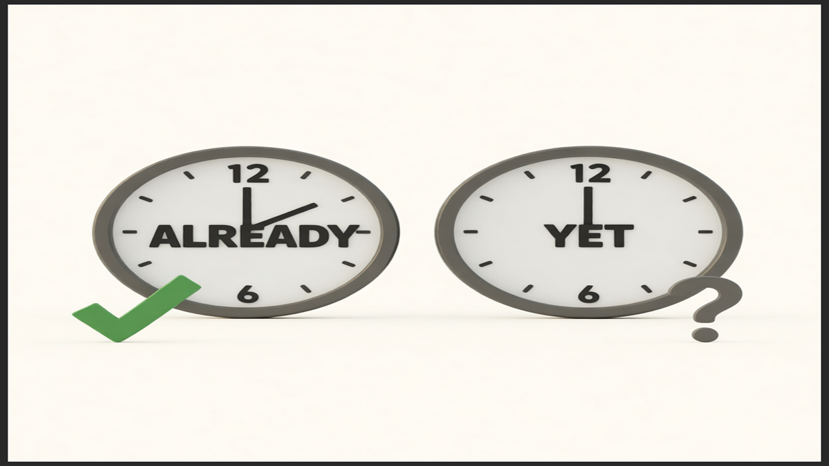 How to Use Already and Yet