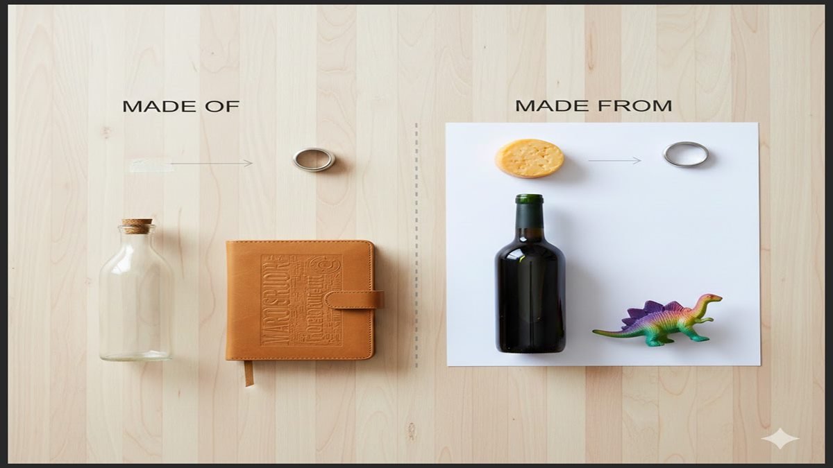 Made of vs Made From