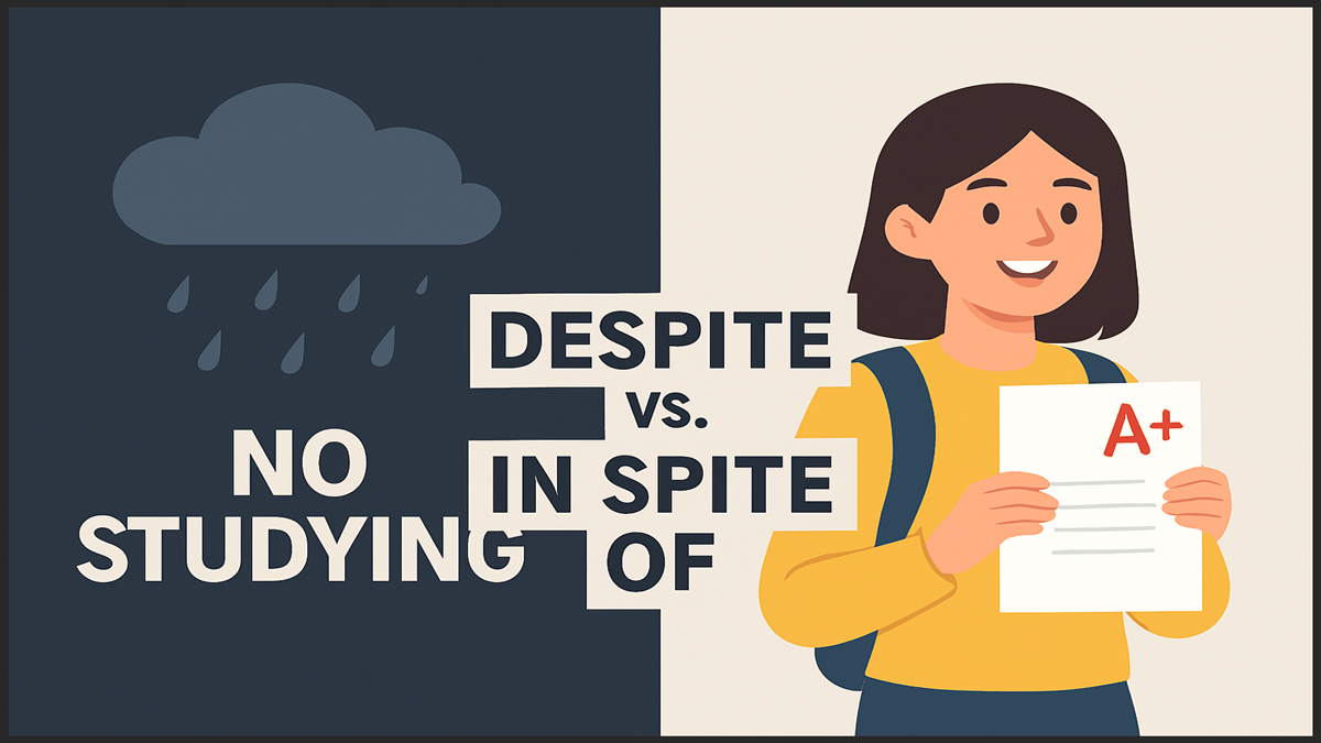 How to Use Despite and In Spite Of in Negative Sentences