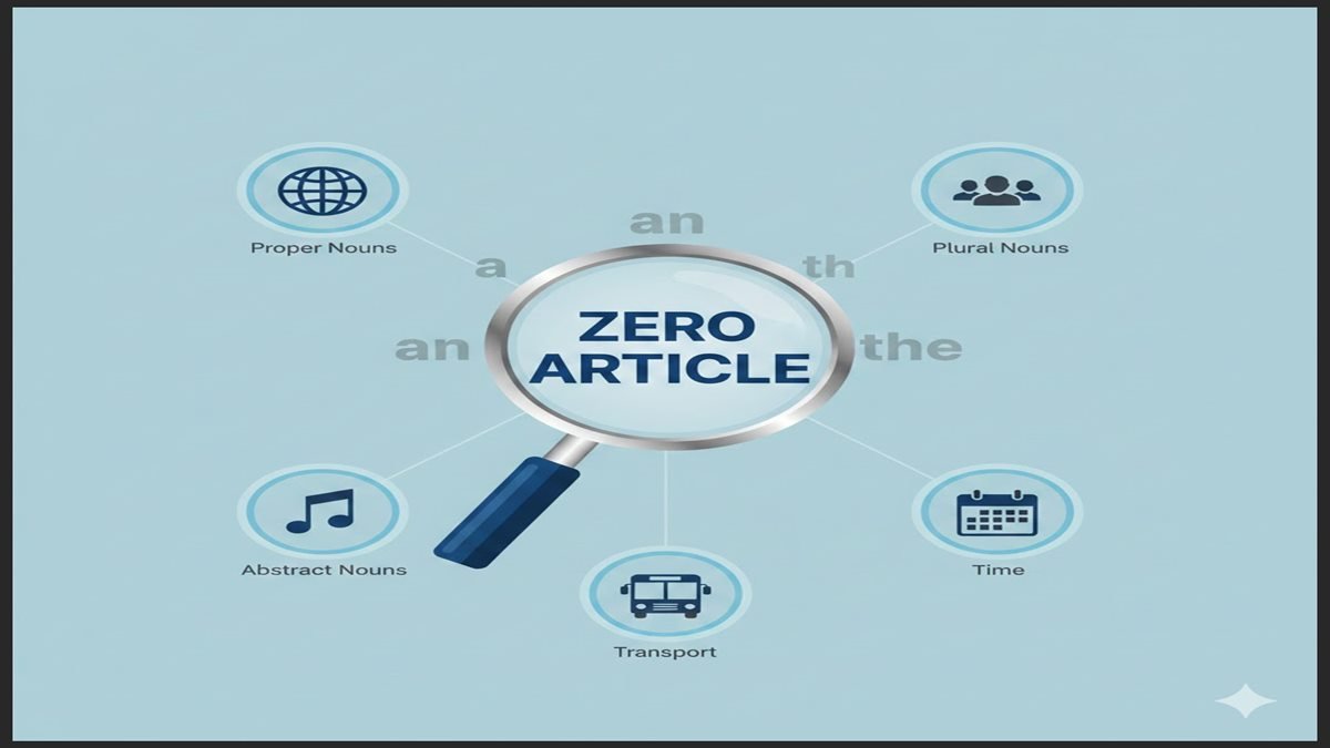 Zero Article Rules and Examples