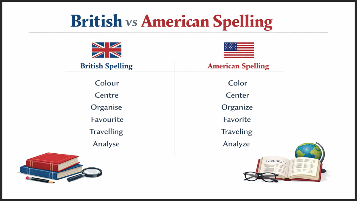 British Spelling vs American Spelling