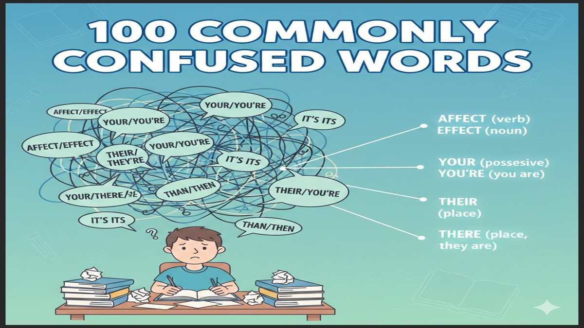 Commonly Confused Words in English Grammar