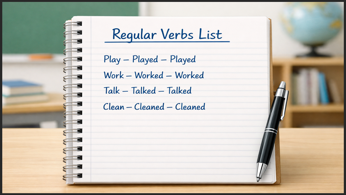 Regular Verbs List