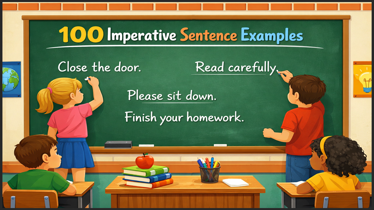 Imperative Sentence Examples