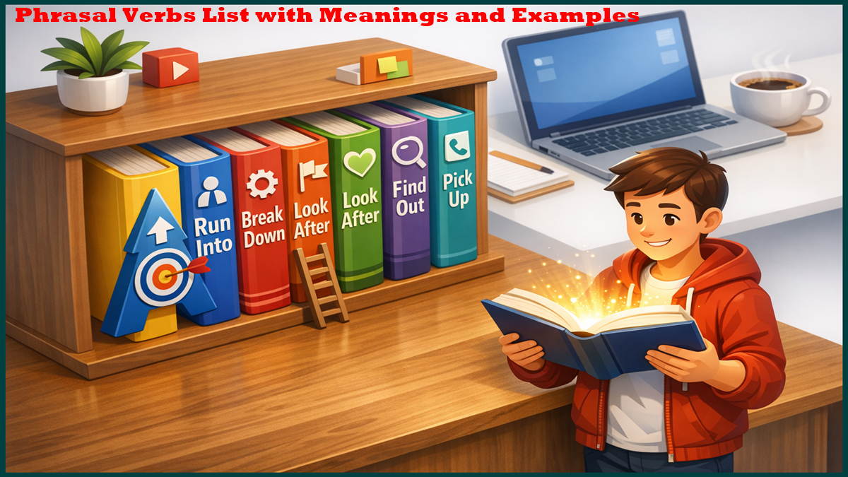 Phrasal Verbs List with Meanings and Examples