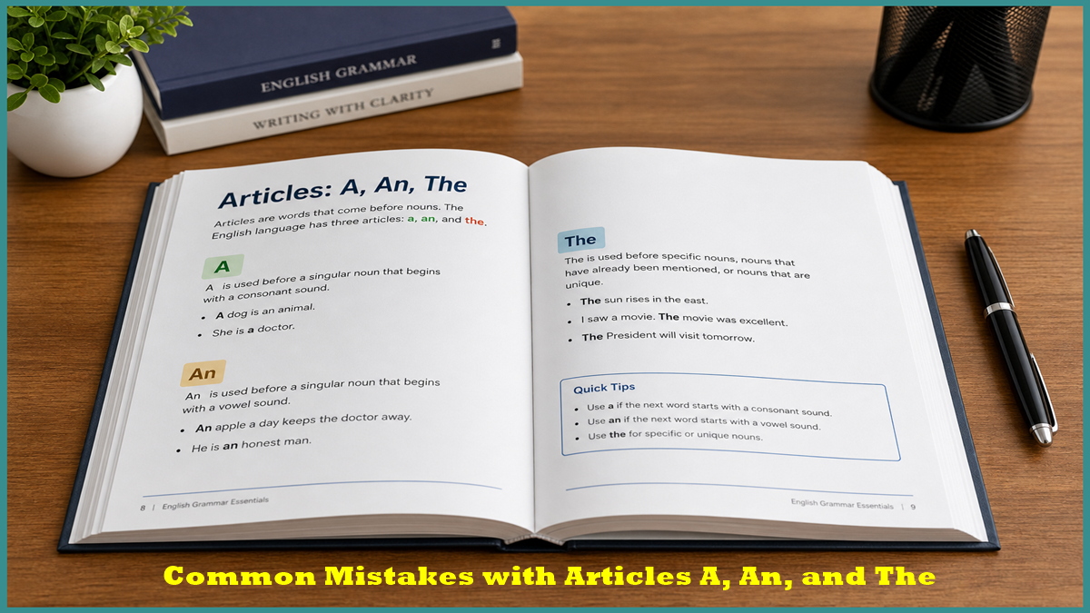 Common Mistakes with Articles A, An, and The