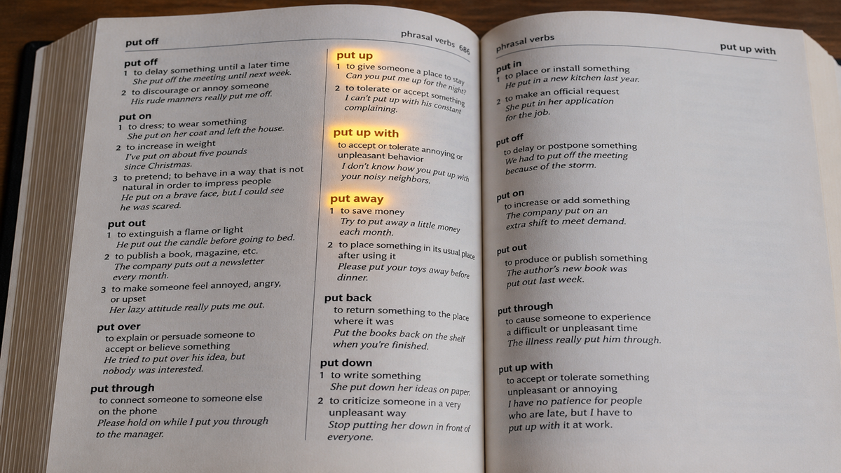 Common Phrasal Verbs with Prepositions