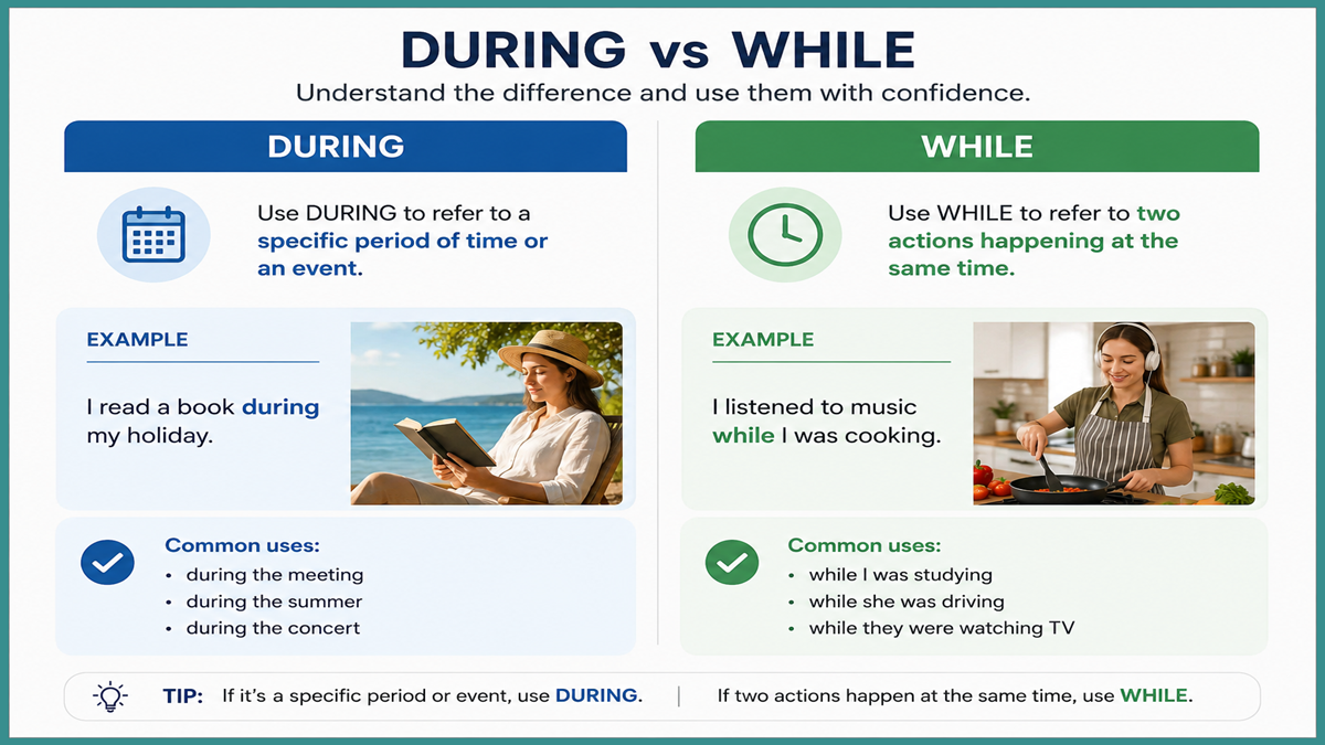 During vs While