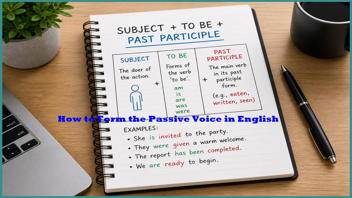 How to Form the Passive Voice in English