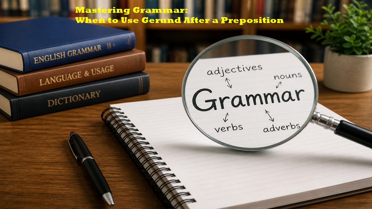When to Use Gerund After a Preposition