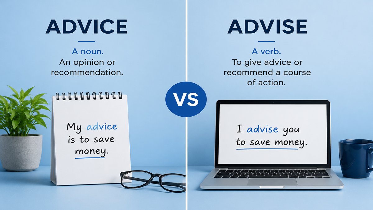 Advice vs Advise