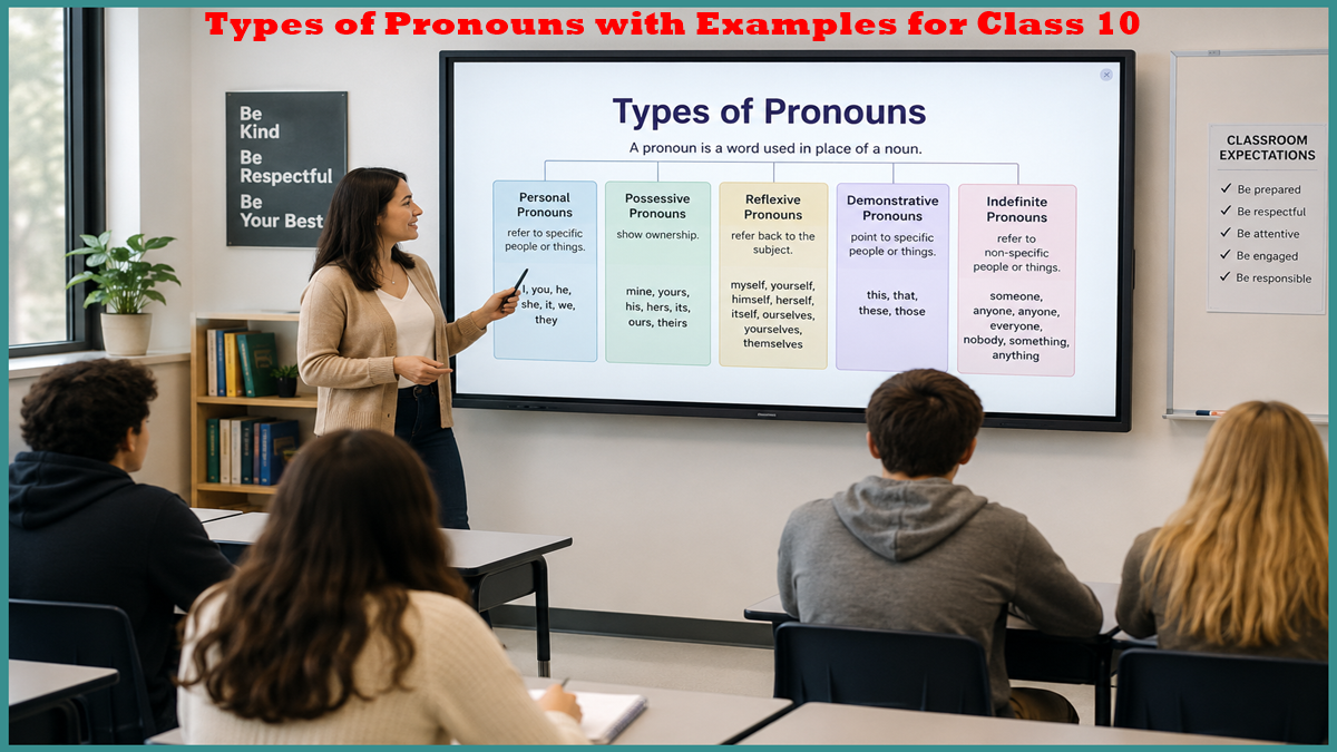 Types of Pronouns with Examples for Class 10