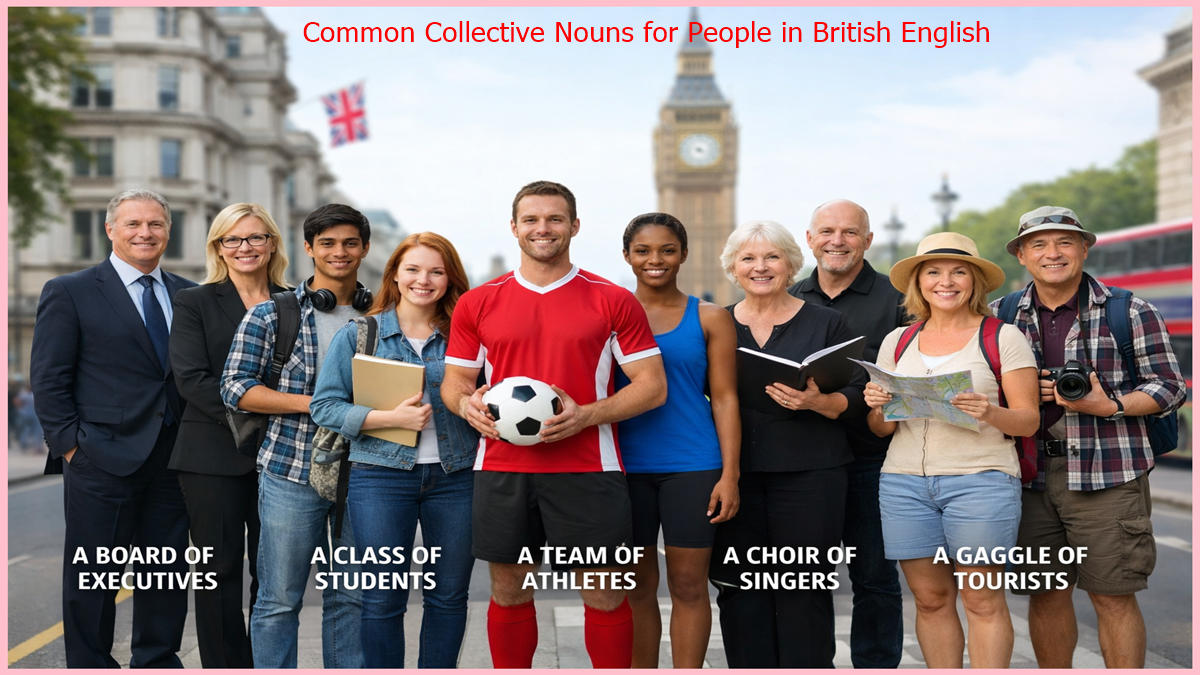 Common Collective Nouns for People in British English