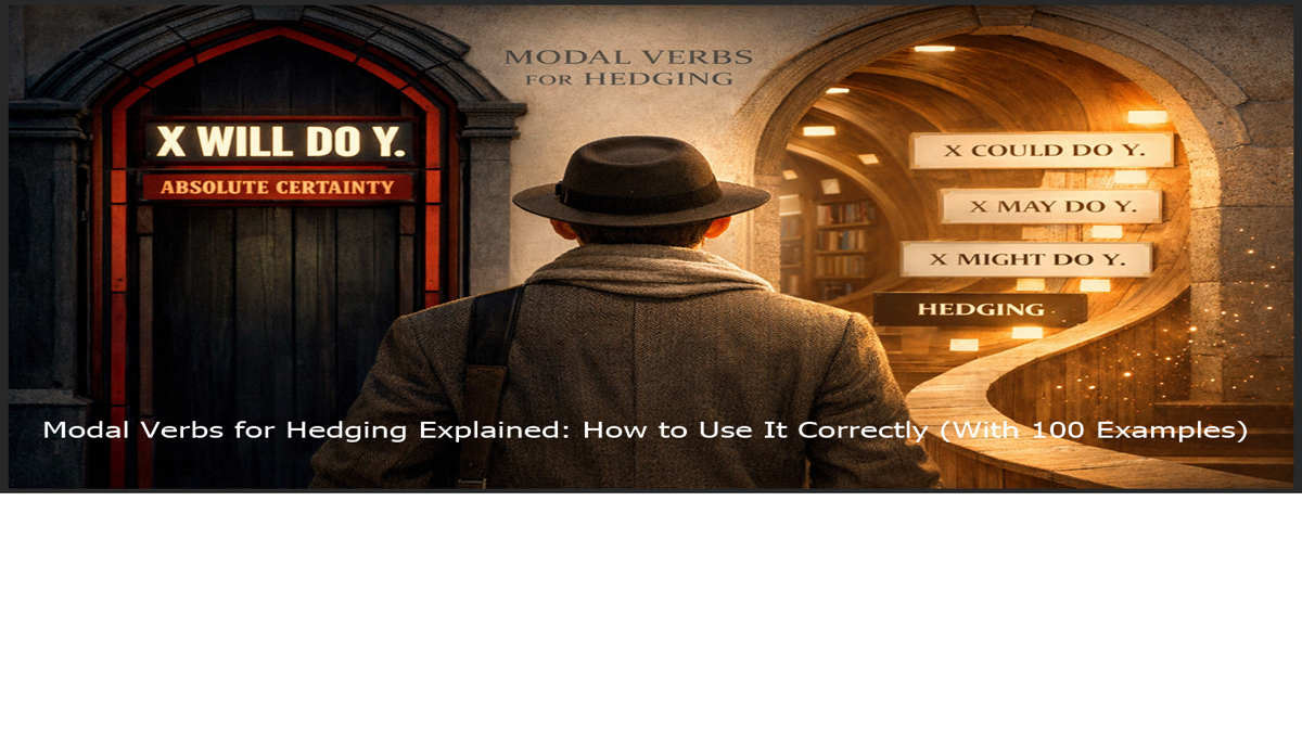 Modal Verbs for Hedging