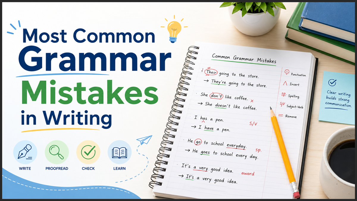 most common grammar mistakes in writing