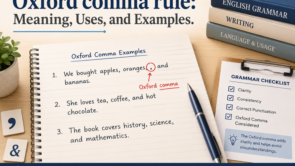 Oxford comma rule