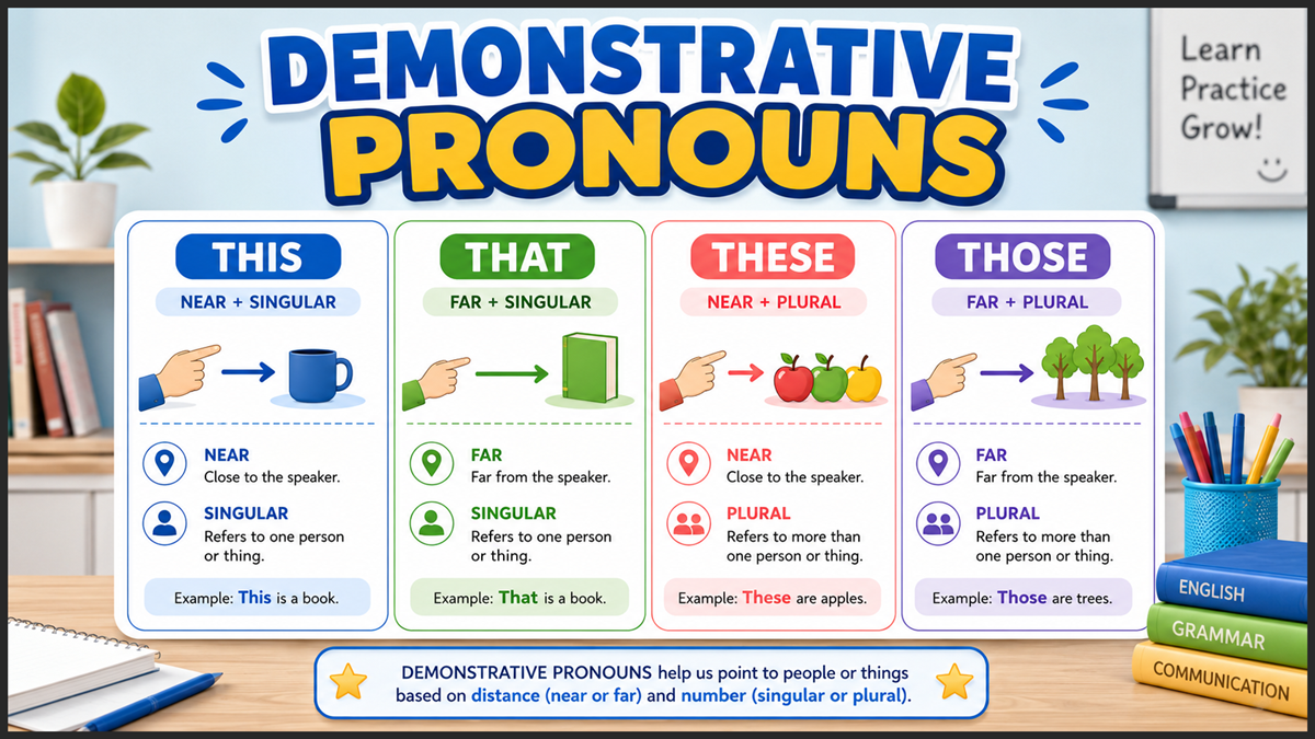 Demonstrative Pronouns Examples