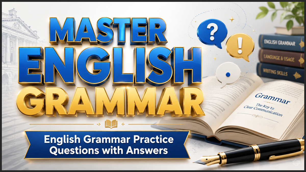 English Grammar Practice Questions with Answers