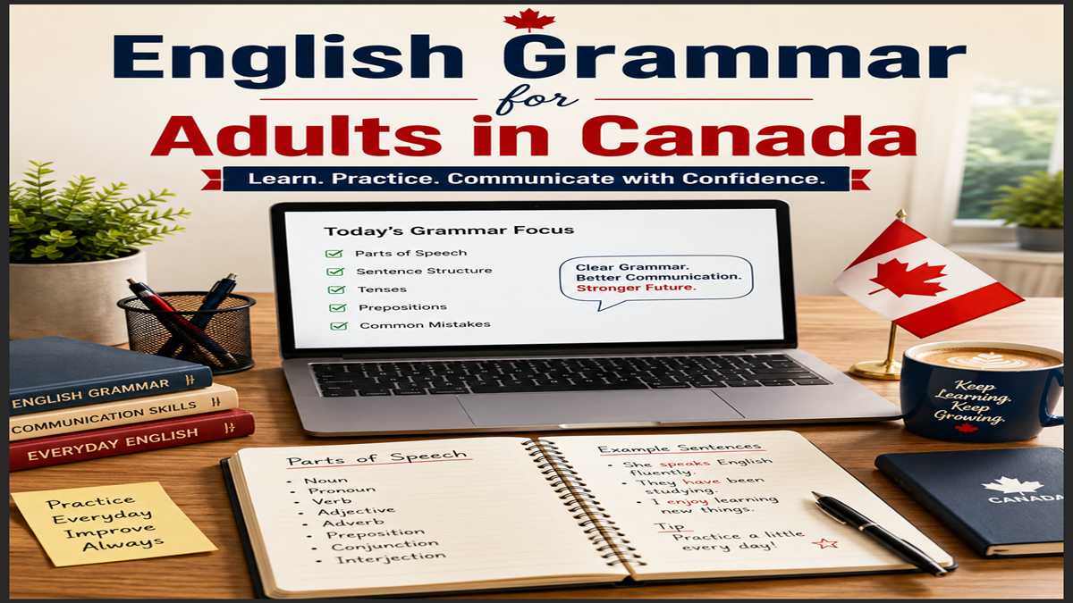 English Grammar for Adults in Canada