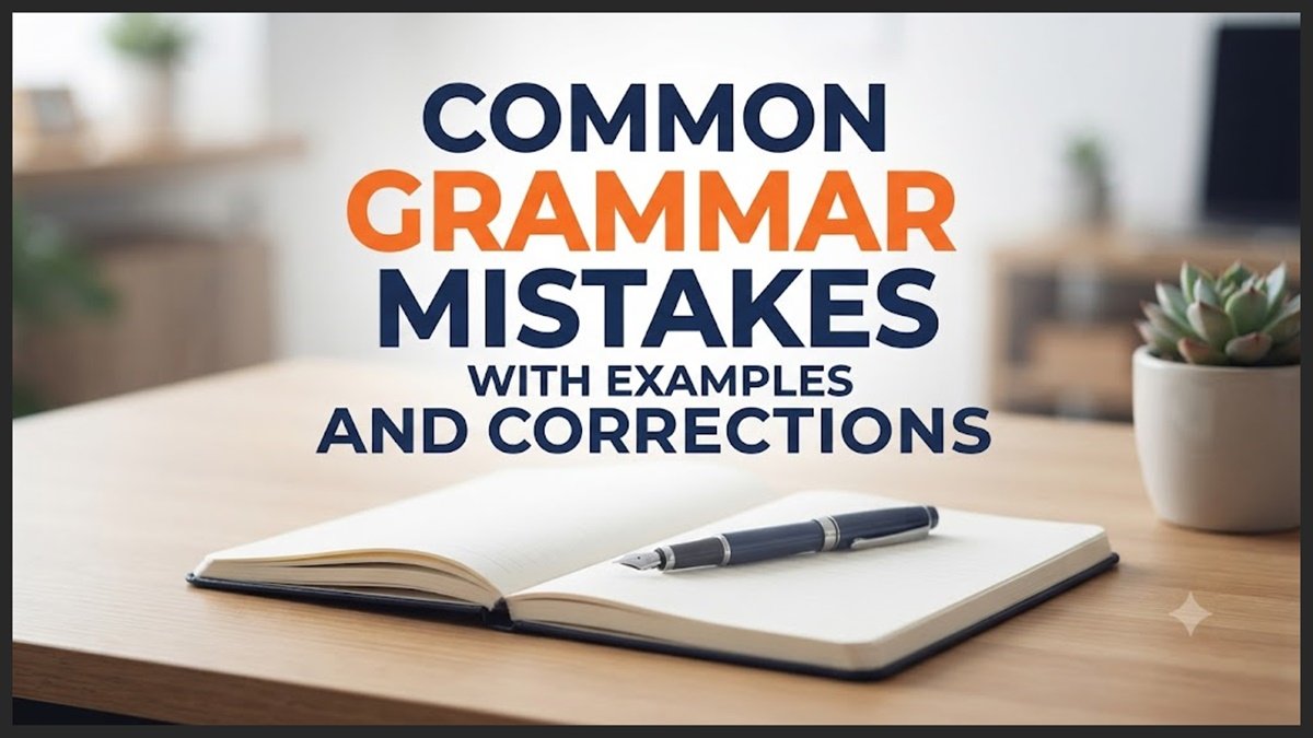 Common Grammar Mistakes with Examples and Corrections