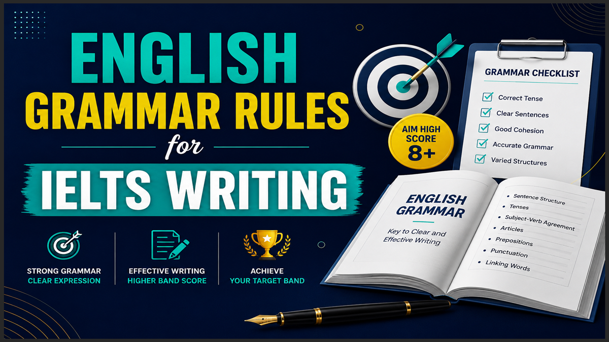 English Grammar Rules for IELTS Writing