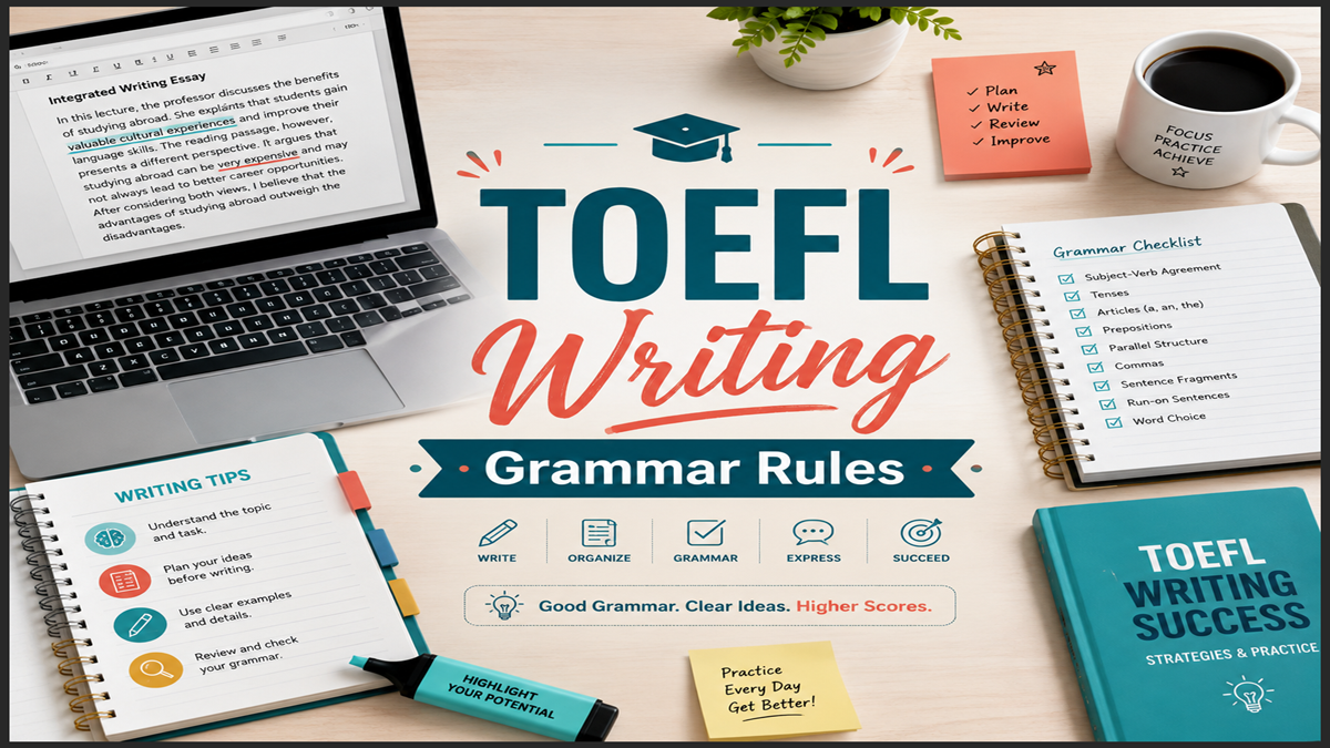 English Grammar Rules for TOEFL Writing