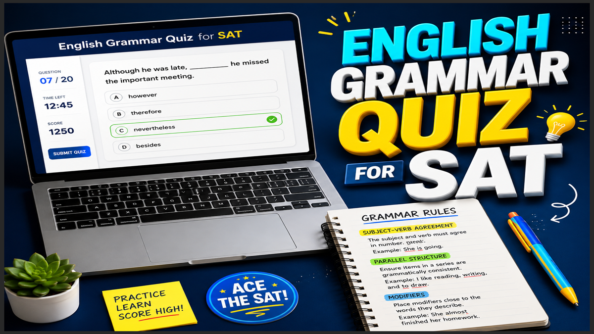English Grammar Quiz for SAT