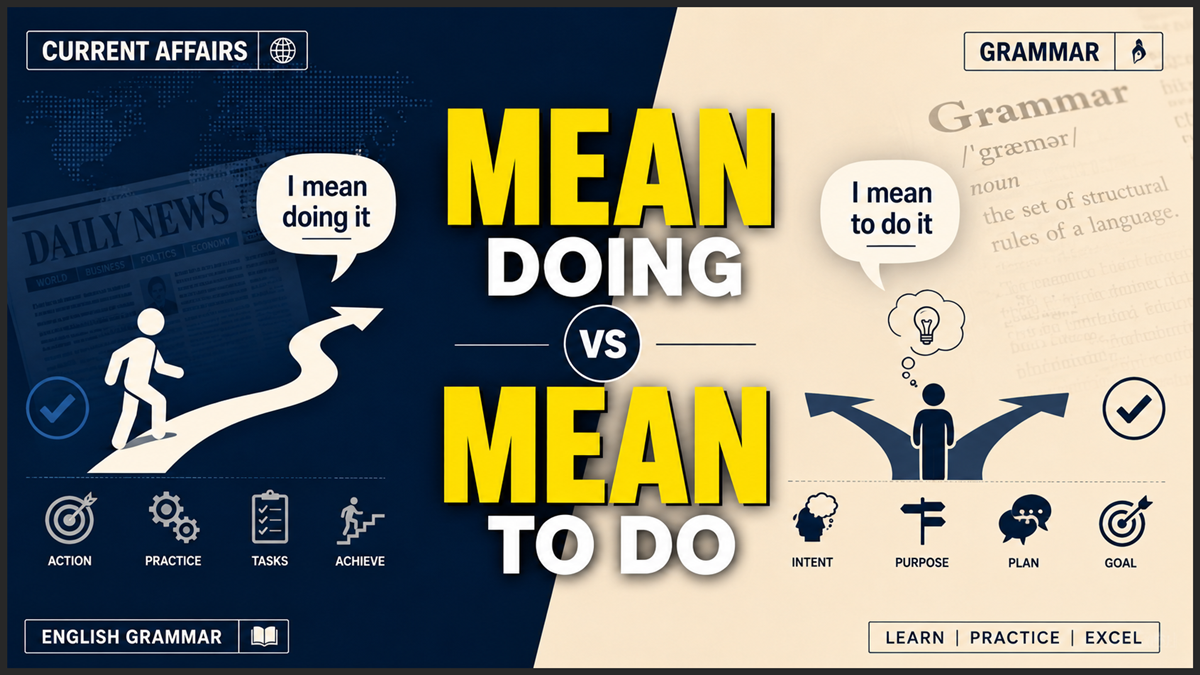 Mean Doing vs Mean to Do