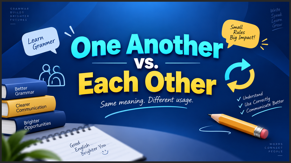 One Another vs Each Other
