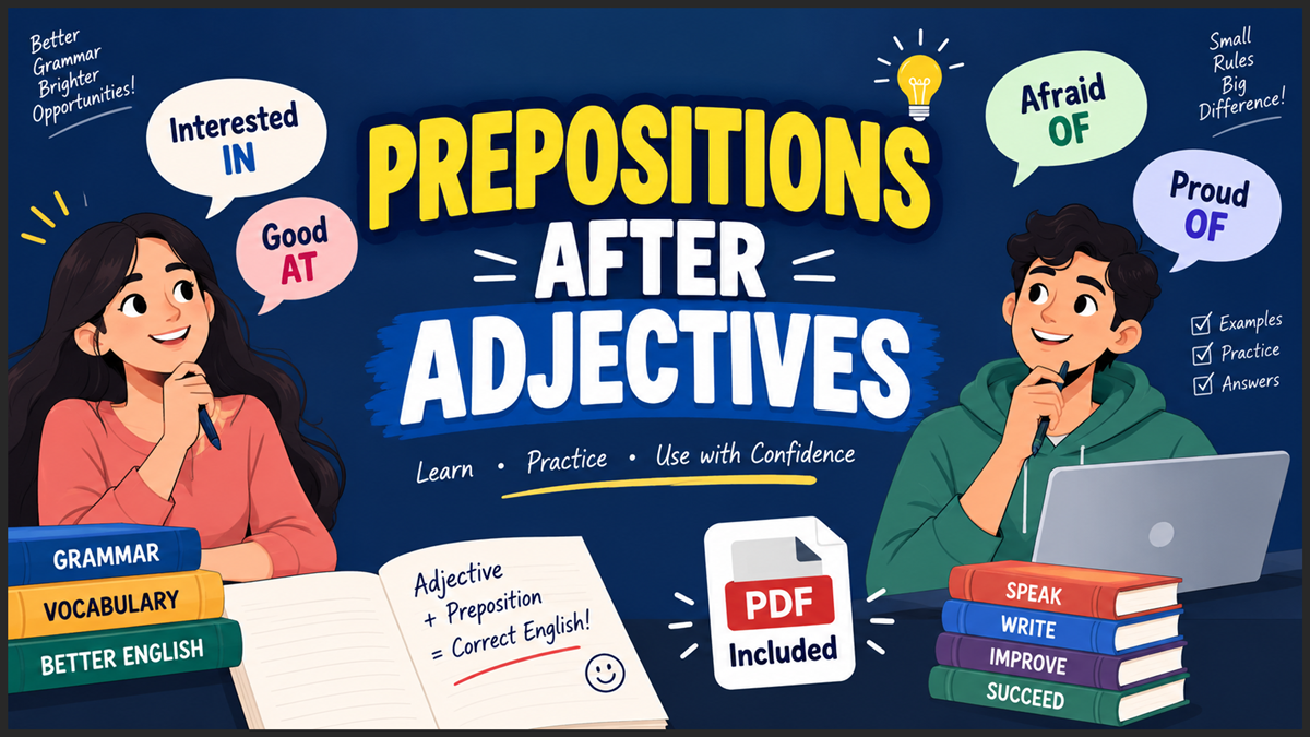 Prepositions After Adjectives