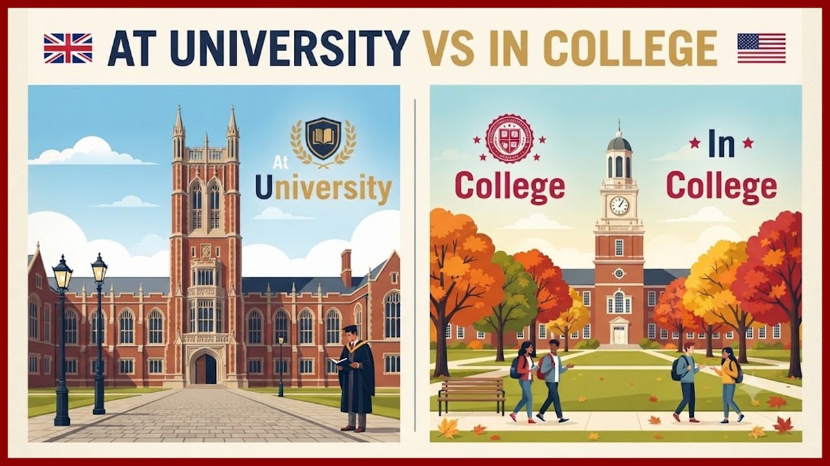At University vs in College
