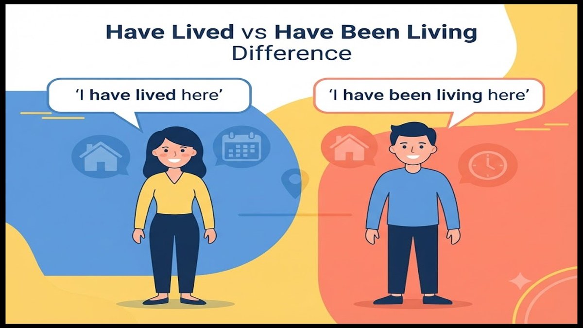 Have Lived vs Have Been Living Difference