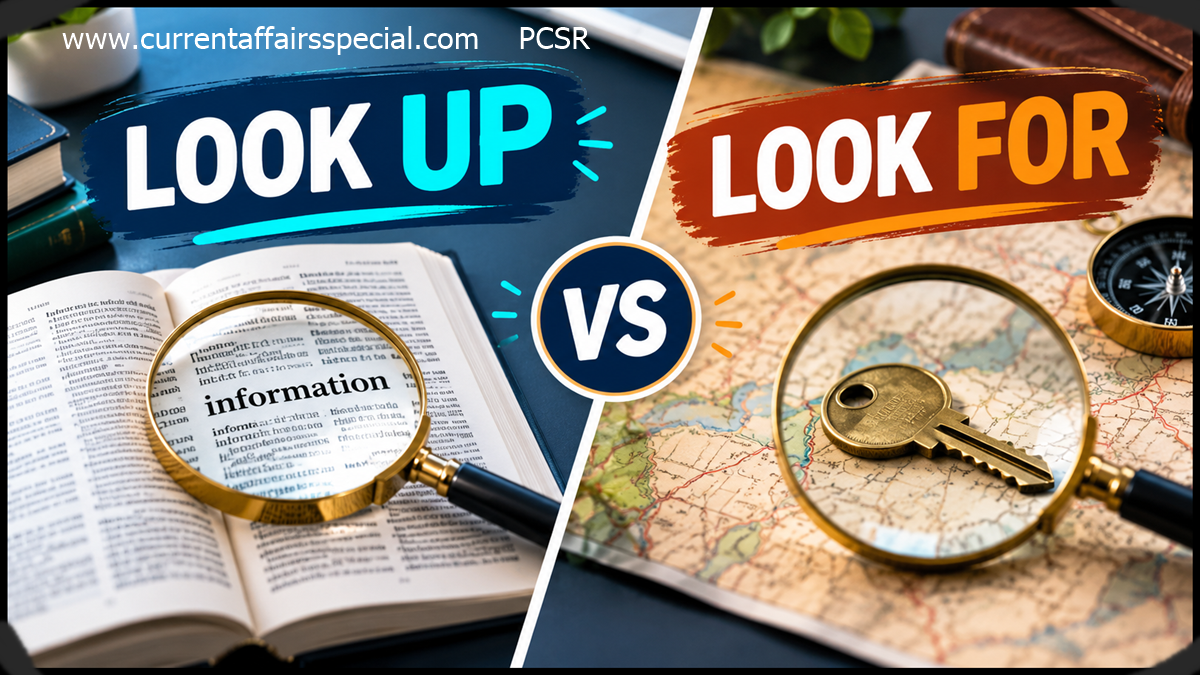 Look Up vs Look For Difference