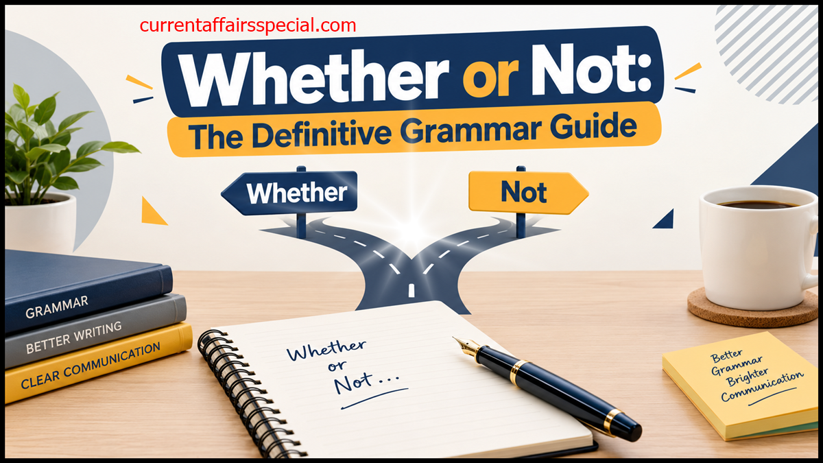 Whether or Not Grammar Examples
